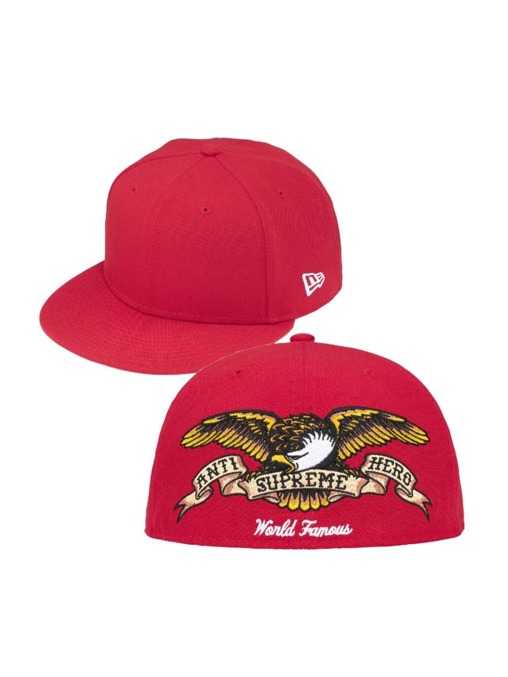 Supreme®/ANTIHERO® New Era® Red 7 1/2